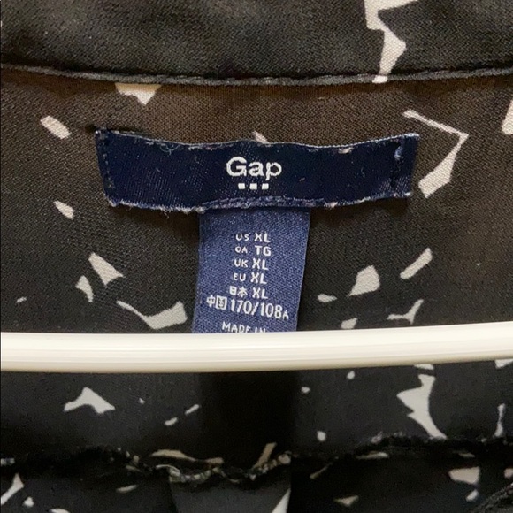 GAP Black and White Sheer Tunic - Picture 3 of 6